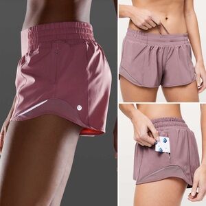 Lululemon Hotty Hot Short 2.5” Low-Rise Lined – Lavender Lux – Size 6 Regular